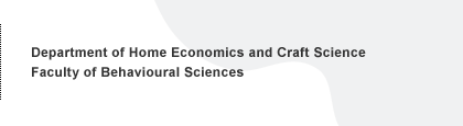 Department of Home Economics and Craft Science