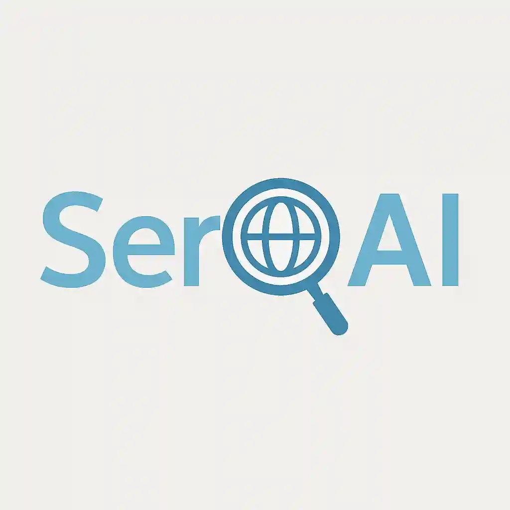 Logo of SerqAI, an deep internet researcher web app 