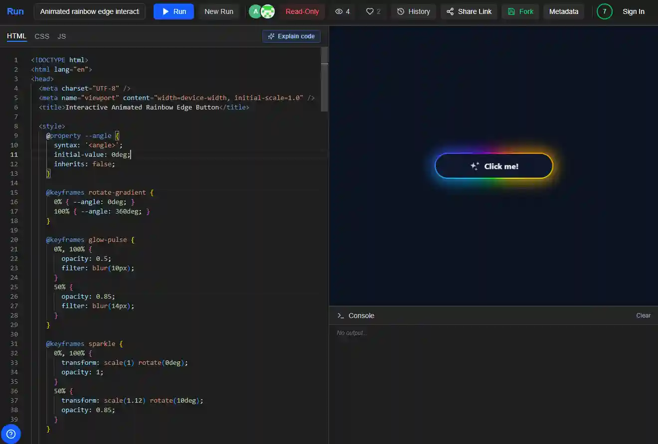 AI Browser IDE and code editor logo
