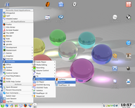 the KDE desktop
