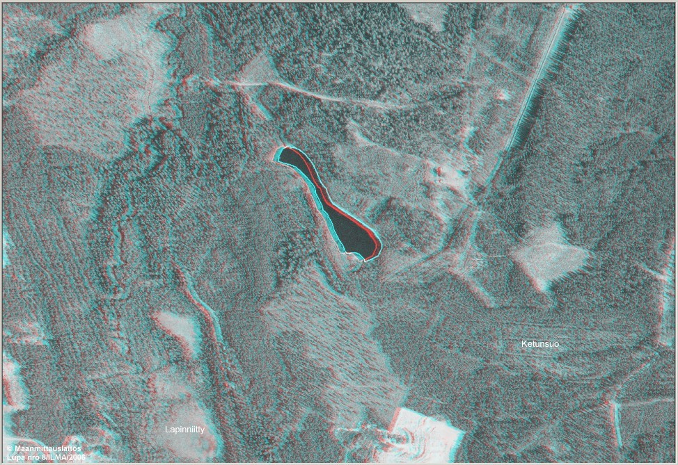 Vuorijärven tila 1998 kevätkuvalla