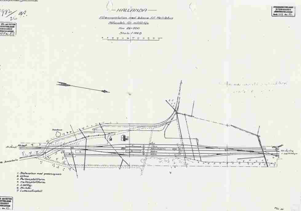 Hallanda starion area drawing