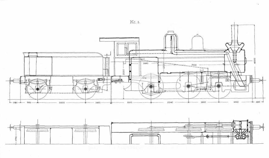 Drawing av engine type  Kc