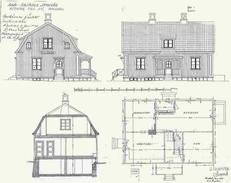 Sillerud Station Drawing B
