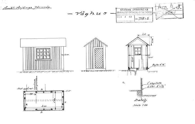 Våghus/weighing hut