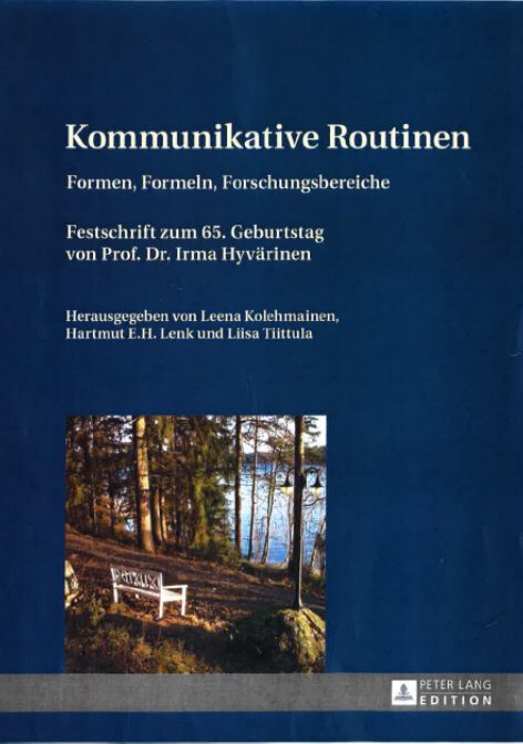Cover der Festschrift Irma Hyvrinen