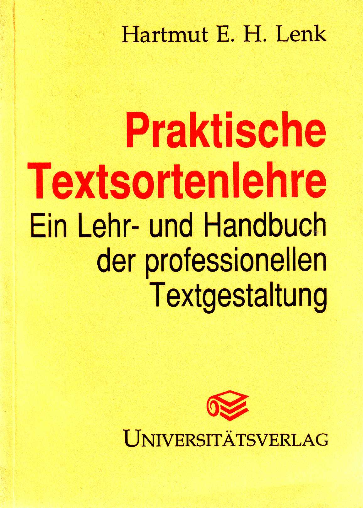 Praktische Textsortenlehre (Cover)